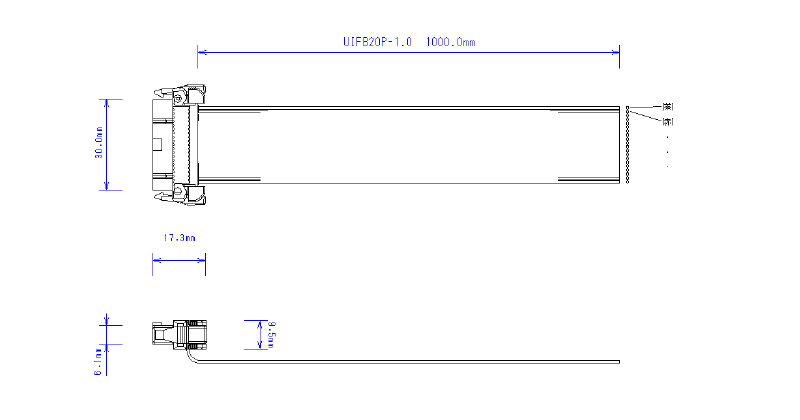 UIFB20P-1.0外形図