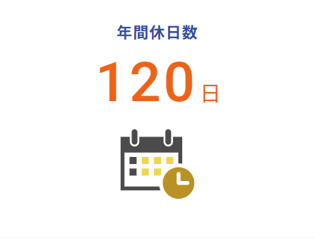 年間休日数：アイコン